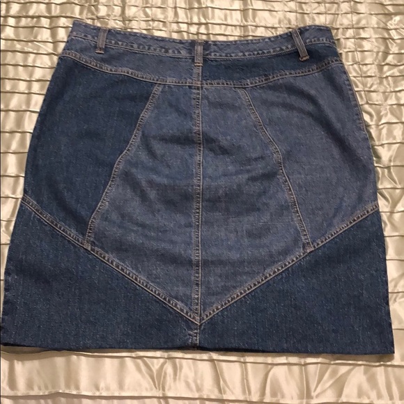 Mossimo Diamond Pattern Jean Mini Skirt - Picture 5 of 6